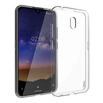 Nokia 2.2 (2019) kieto silikono TPU skaidrus dėklas - nugarėlė / Priedai.lt