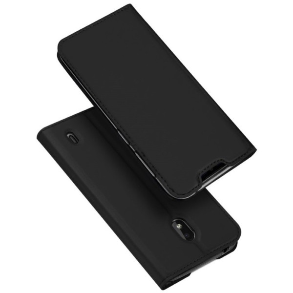 „Dux Ducis“ Skin atverčiamas dėklas - juodas (Nokia 2.2)