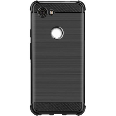 Google Pixel 3a „Imak“ Vega Carbon kieto silikono TPU juodas dėklas - nugarėlė | Priedai.lt