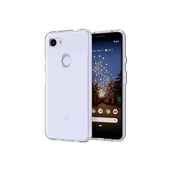 Kieto silikono (TPU) dėklas - skaidrus (Pixel 3a)