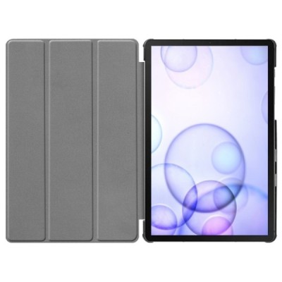 Samsung Galaxy Tab S6 10,5 T865 (T860) atverčiamas raudonas odinis dėklas - knygutė (sulankstomas) / Priedai.lt