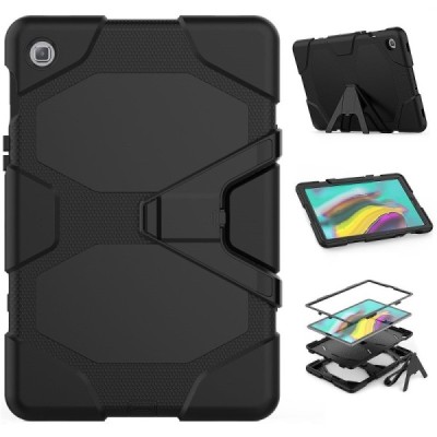 Samsung Galaxy Tab S5e (T720, T725) sustiprintos apsaugos dėklas - juodas - nugarėlė / Priedai.lt