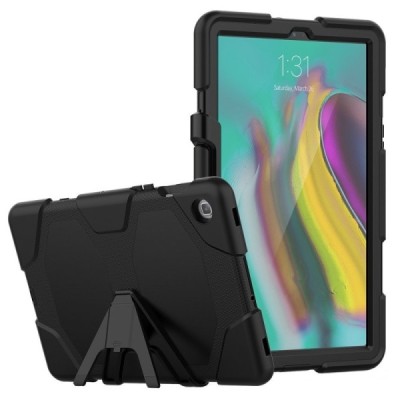 Samsung Galaxy Tab S5e (T720, T725) sustiprintos apsaugos dėklas - juodas - nugarėlė / Priedai.lt