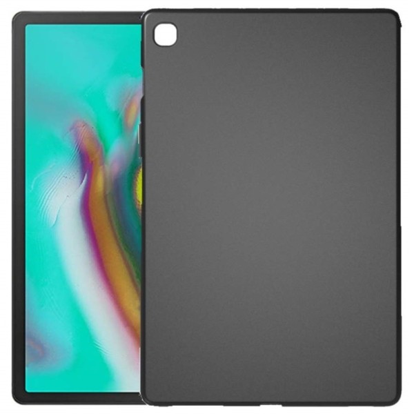 Kieto silikono (TPU) dėklas - juodas (Galaxy Tab S5e)