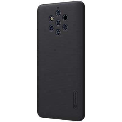 Nokia 9 PureView Frosted Shield juodas plastikinis dėklas / Priedai.lt