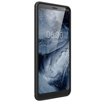 Nokia 9 PureView „Carbon“ kieto silikono TPU juodas dėklas - nugarėlė / Priedai.lt