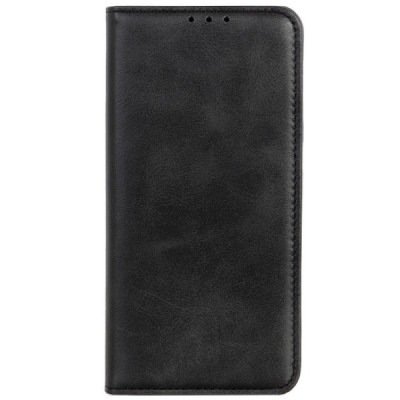 Solidus Nokia 4.2 (2019) juodas odinis atverčiamas dėklas / Priedai.lt