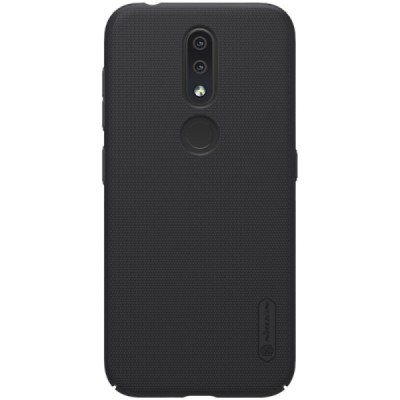 Nokia 4.2 (2019) Frosted Shield juodas plastikinis dėklas / Priedai.lt