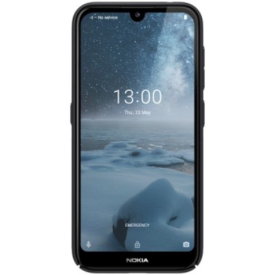 Nokia 4.2 (2019) Frosted Shield juodas plastikinis dėklas / Priedai.lt