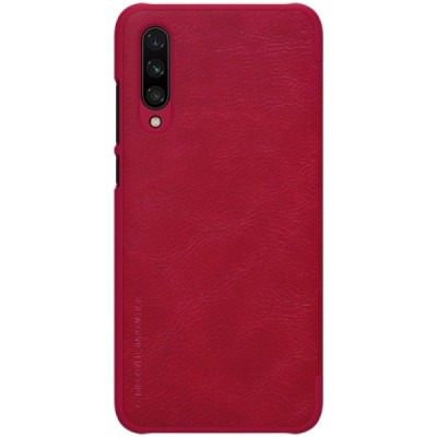 Xiaomi Mi A3 prabangus „Nillkin“ Qin serijos raudonas odinis atverčiamas dėklas - knygutė | Priedai.lt