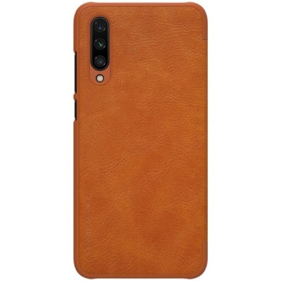 Xiaomi Mi A3 prabangus „Nillkin“ Qin serijos rudas odinis atverčiamas dėklas - knygutė | Priedai.lt