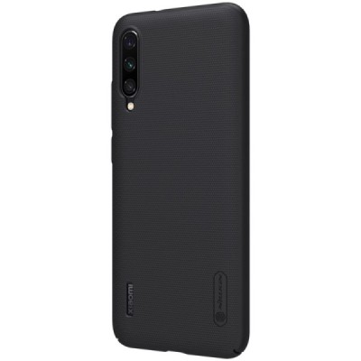Xiaomi Mi A3 „Nillkin“ Frosted Shield juodas plastikinis dėklas, nugarėlė | Priedai.lt