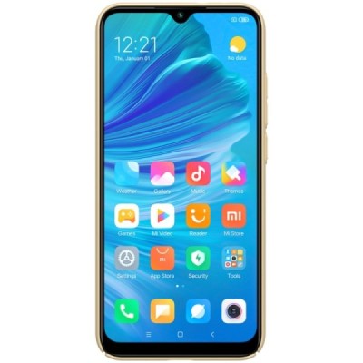 Xiaomi Mi A3 „Nillkin“ Frosted Shield auksinis plastikinis dėklas, nugarėlė | Priedai.lt
