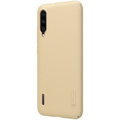 Xiaomi Mi A3 „Nillkin“ Frosted Shield auksinis plastikinis dėklas, nugarėlė | Priedai.lt
