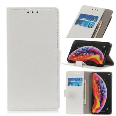 LG K40 baltas odinis atverčiamas dėklas - knygutė | Priedai.lt