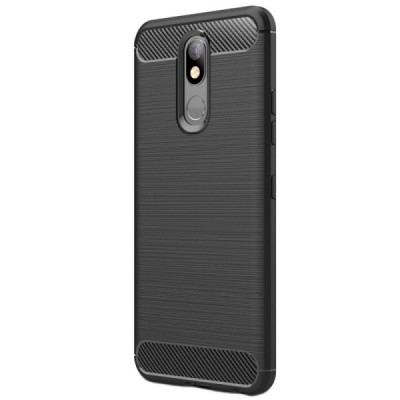LG K40 kieto silikono TPU juodas dėklas - nugarėlė / Priedai.lt