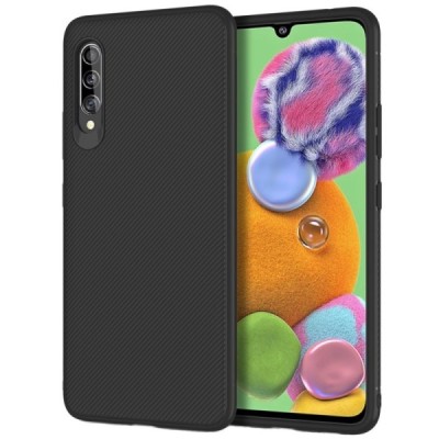 Samsung Galaxy A90 5G (A908F) kieto silikono TPU juodas dėklas - nugarėlė | Priedai.lt
