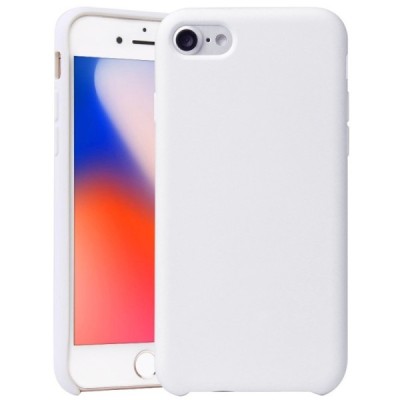 Apple iPhone 7 / 8 / SE 2020 „Shell“ kieto silikono TPU baltas dėklas - nugarėlė | Priedai.lt