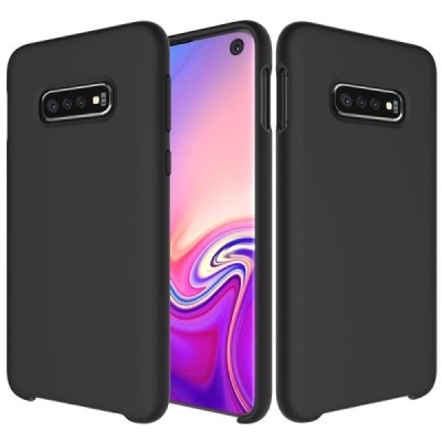 Samsung Galaxy S10e „Shell“ kieto silikono TPU juodas dėklas - nugarėlė | Priedai.lt