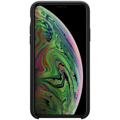 Appe iPhone 11 "Nillkin" Flex Liquid Silicone juodas dėklas - nugarėlė | Priedai.lt