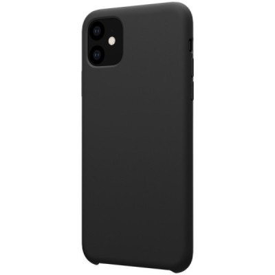 Appe iPhone 11 "Nillkin" Flex Liquid Silicone juodas dėklas - nugarėlė | Priedai.lt