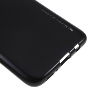 Samsung Galaxy A70 (A705F) Mercury juodas kieto silikono (TPU) dėklas / Priedai.lt
