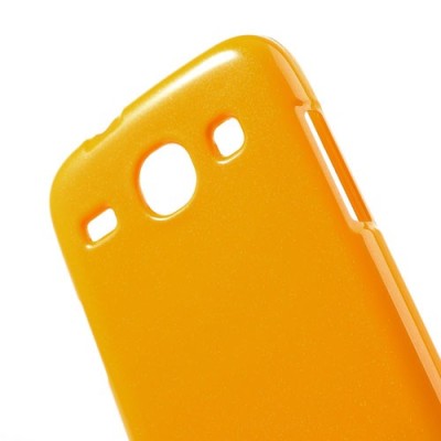 Mercury geltonoas Samsung Galaxy Core TPU kieto silikono dėklas (nugarėlė) / Priedai.lt