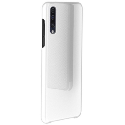Samsung Galaxy A50 A505F (A50s A507F, A30s A307F) plastikinis atverčiamas sidabrinis dėklas / Priedai.lt