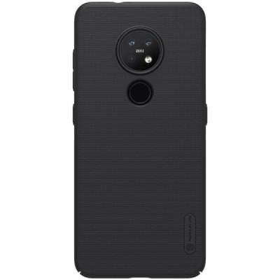 Nokia 7.2 Nillkin Frosted Shield juodas plastikinis dėklas, nugarėlė | Priedai.lt