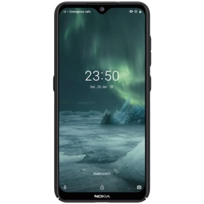 Nokia 7.2 Nillkin Frosted Shield juodas plastikinis dėklas, nugarėlė | Priedai.lt