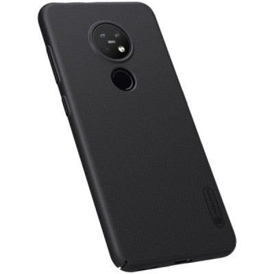 Nokia 7.2 Nillkin Frosted Shield juodas plastikinis dėklas, nugarėlė | Priedai.lt