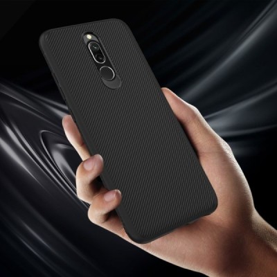 Xiaomi Redmi 8 kieto silikono TPU juodas dėklas - nugarėlė / Priedai.lt