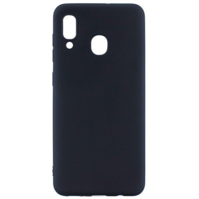 Samsung Galaxy A40 (A405F) kieto silikono TPU juodas dėklas - nugarėlė | Priedai.lt