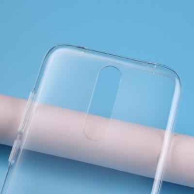 Xiaomi Redmi 8 kieto silikono TPU skaidrus dėklas - nugarėlė | Priedai.lt