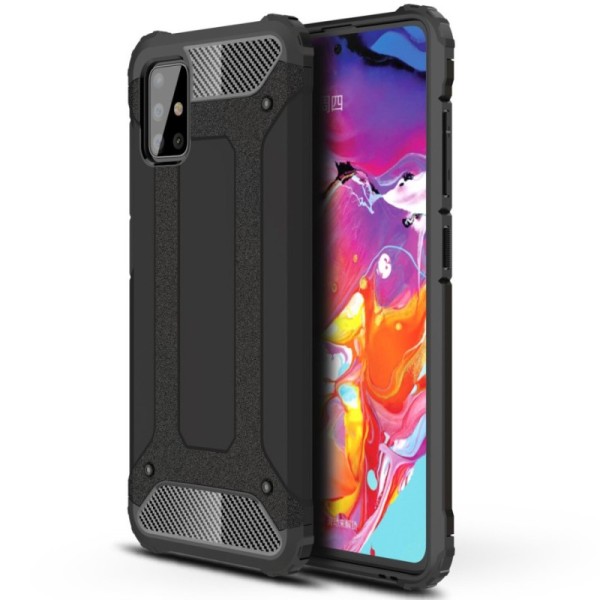 Sustiprintos apsaugos dėklas - juodas (Galaxy A51)