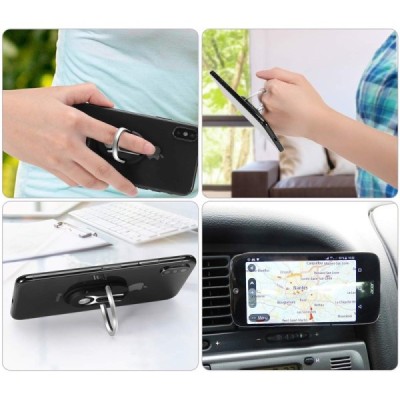 „Hicucoo“ Kickstand juodas automobilinis telefono laikiklis (į vėdinimo groteles) | Priedai.lt