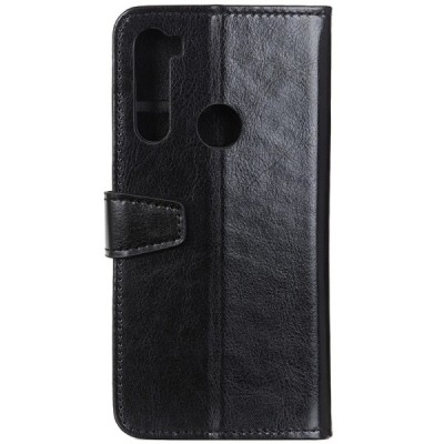 Xiaomi Redmi Note 8T atverčiamas juodas odinis dėklas, knygutė - piniginė | Priedai.lt