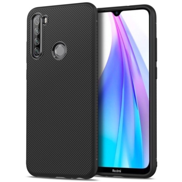 „Jazz“ kieto silikono (TPU) dėklas - juodas (Redmi Note 8T)