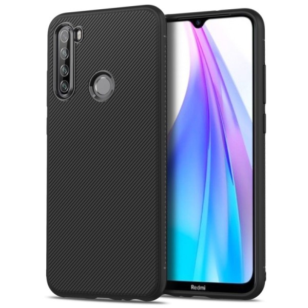 „Lenuo“ kieto silikono (TPU) dėklas - juodas (Redmi Note 8T)