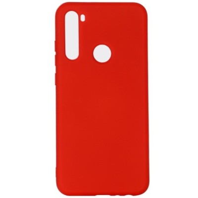 Xiaomi Redmi Note 8T Shell kieto silikono TPU raudonas dėklas - nugarėlė | Priedai.lt