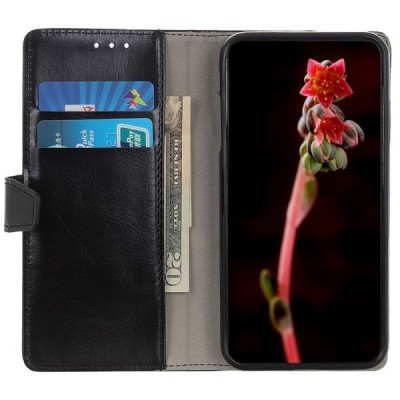 Samsung Galaxy Note10 Lite (N770F) atverčiamas juodas odinis dėklas - piniginė | Priedai.lt