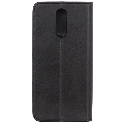 Xiaomi Redmi 8 juodas odinis atverčiamas dėklas | Priedai.lt