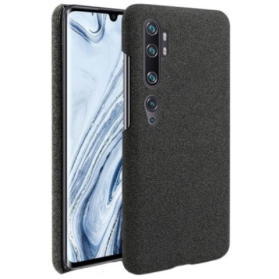 KSQ Cloth Xiaomi Mi Note 10 (10 Pro) juodas plastikinis dėklas - nugarėlė | Priedai.lt