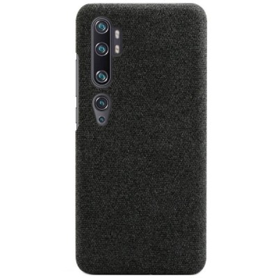 KSQ Cloth Xiaomi Mi Note 10 (10 Pro) juodas plastikinis dėklas - nugarėlė | Priedai.lt