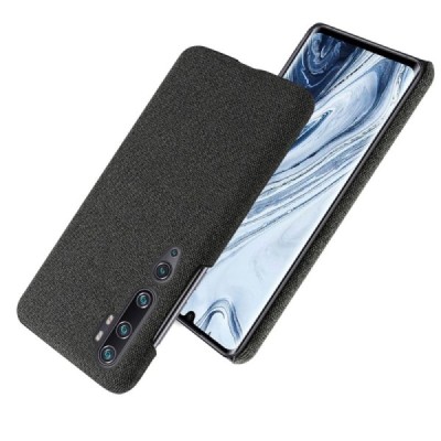 KSQ Cloth Xiaomi Mi Note 10 (10 Pro) juodas plastikinis dėklas - nugarėlė | Priedai.lt
