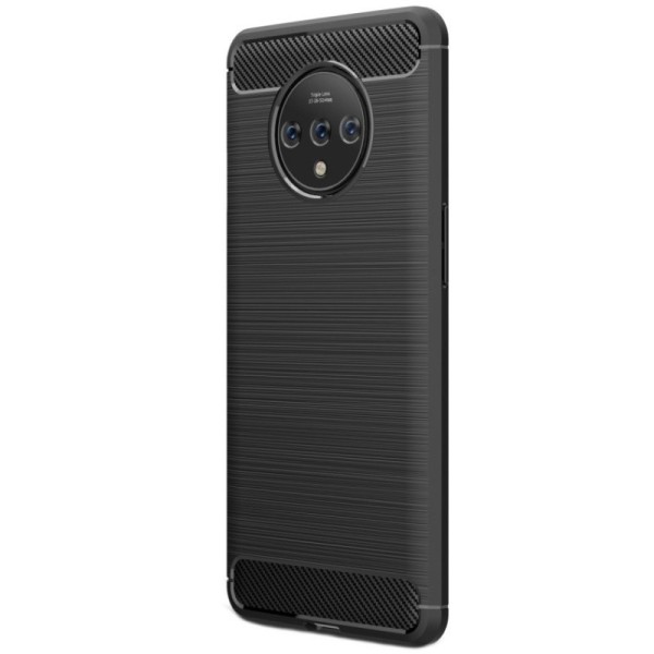„Mofi“ Carbon kieto silikono (TPU) dėklas - juodas (OnePlus 7T)