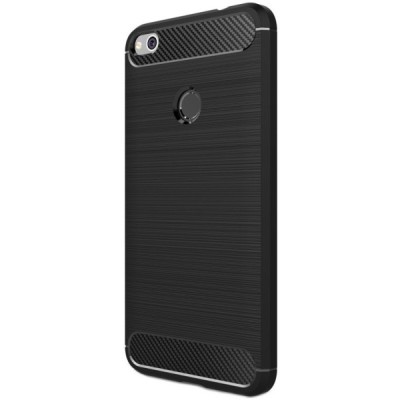 Huawei P9 Lite 2017 Carbon kieto silikono TPU juodas dėklas - nugarėlė | Priedai.lt