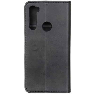 Xiaomi Redmi Note 8T juodas odinis atverčiamas dėklas | Priedai.lt