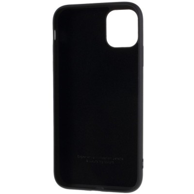 Apple iPhone 11 Pro Max Shell kieto silikono TPU juodas dėklas - nugarėlė | Priedai.lt