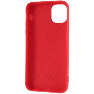 Apple iPhone 11 Pro Max Shell kieto silikono TPU raudonas dėklas - nugarėlė | Priedai.lt